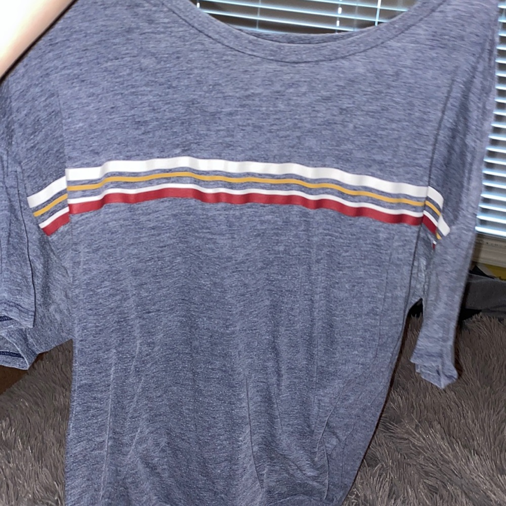 Striped Short-sleeve top